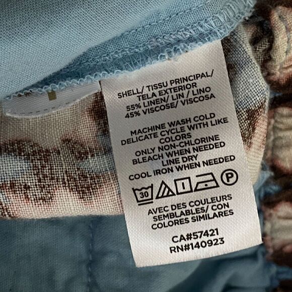 Ann Taylor LOFT 2021 Linen Blend Paperbag Shorts Women's Size Medium - Picture 5 of 7